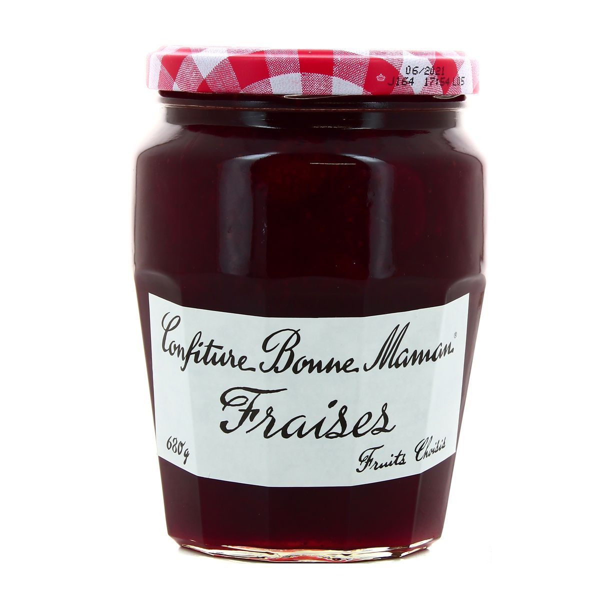 Livraison à domicile Bonne Maman Confiture extra fraise, 680g Livraison à domicile Bonne Maman Confiture extra fraise, 680g