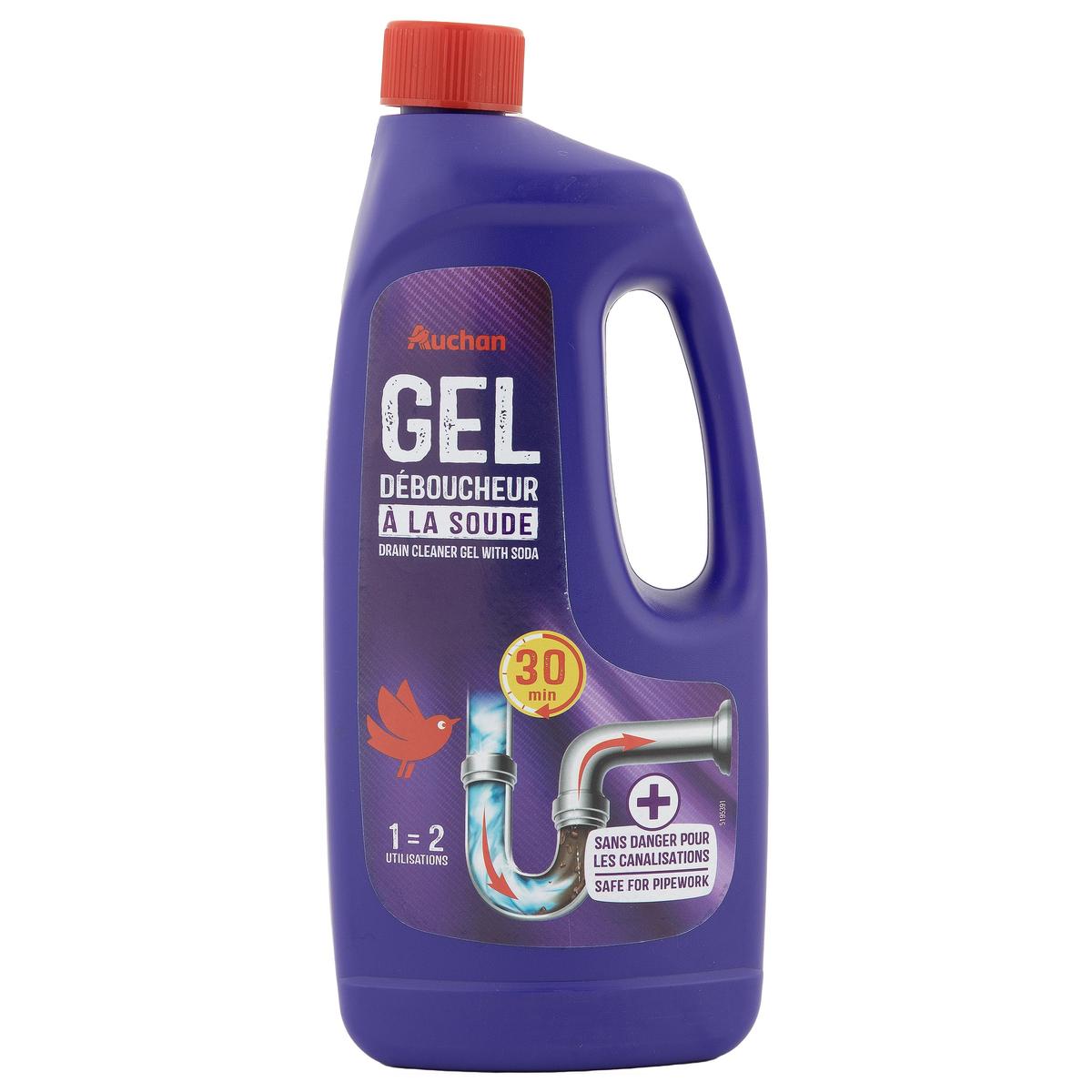 3245678141854 - Auchan - Gel déboucheur WC