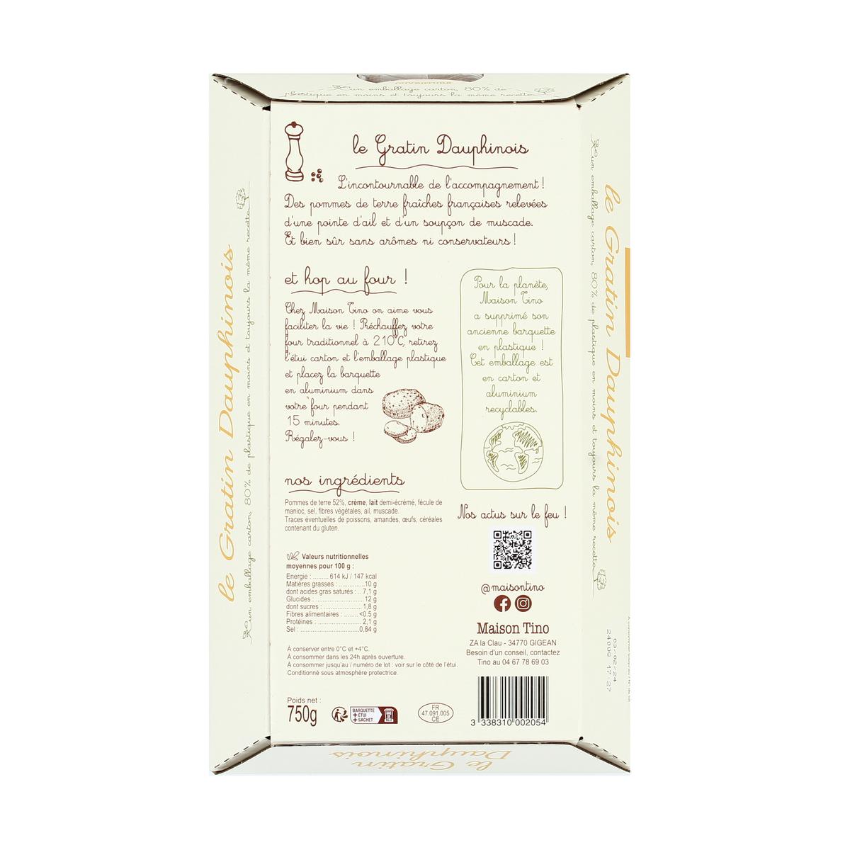 3338310002054 - Maison Tino - Gratin Dauphinois