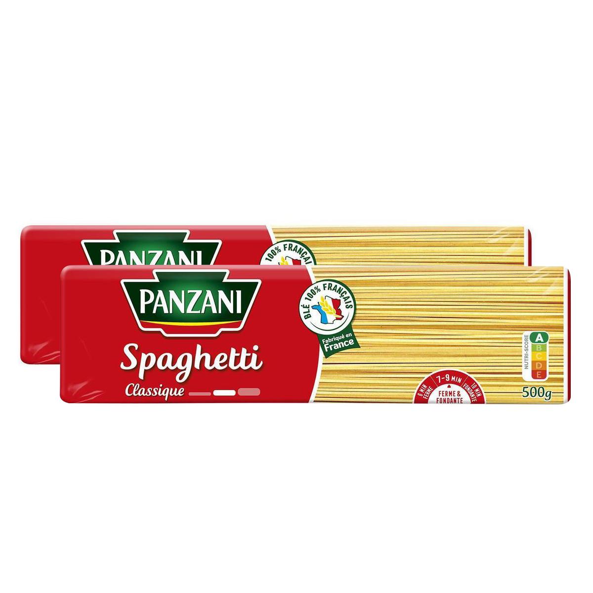 Panzani Pâtes Spaghetti 500 g - Lot de 6 : : Epicerie