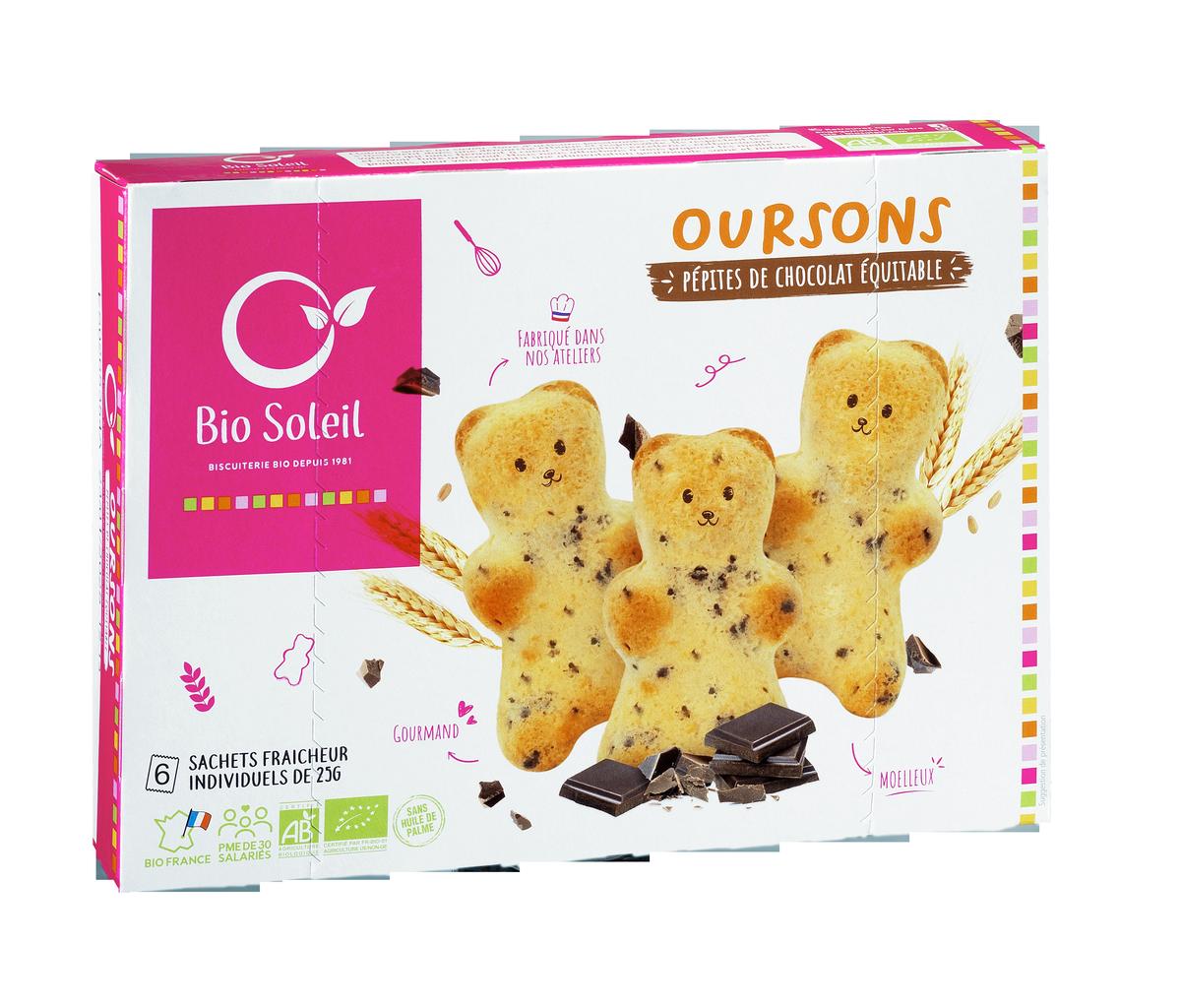 3423720002654 - Bio Soleil - Oursons pépites chocolat bio