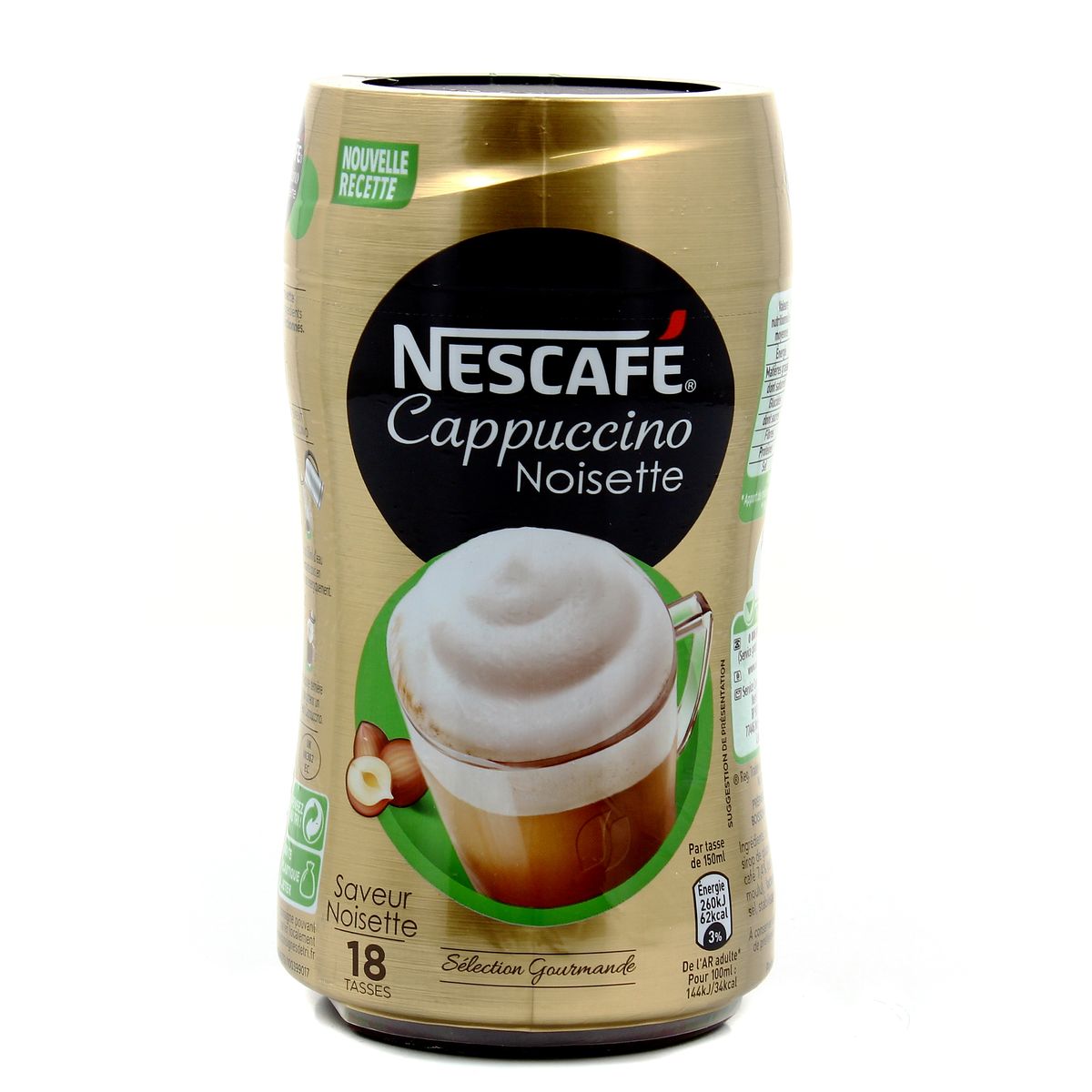 Nescafé Cappuccino Noisette, 270g : houra.fr