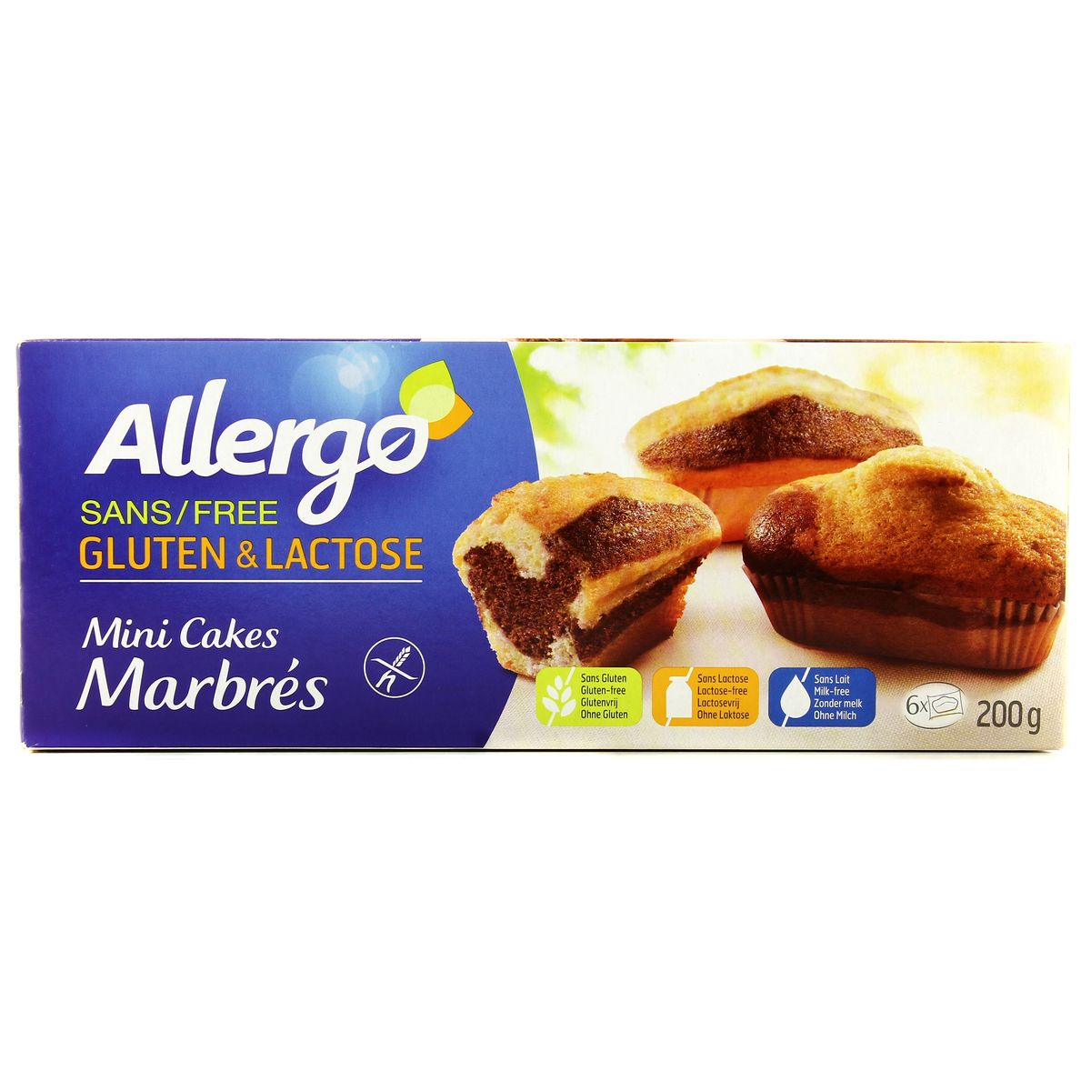 2050000362101 - Allergo - Mini cakes marbrés sans gluten et sans lactose
