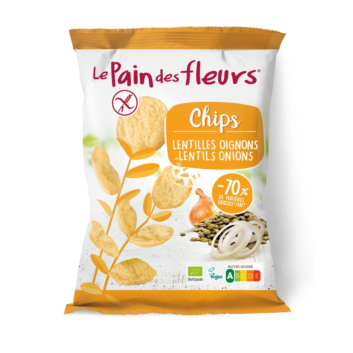 3380380095054 - Le pain des fleurs - Chips lentilles oignon bio
