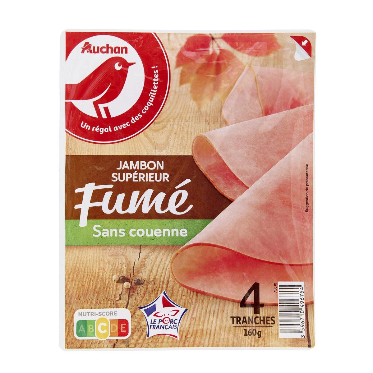 3596710496754 - Auchan - Jambon Supérieur Fumé