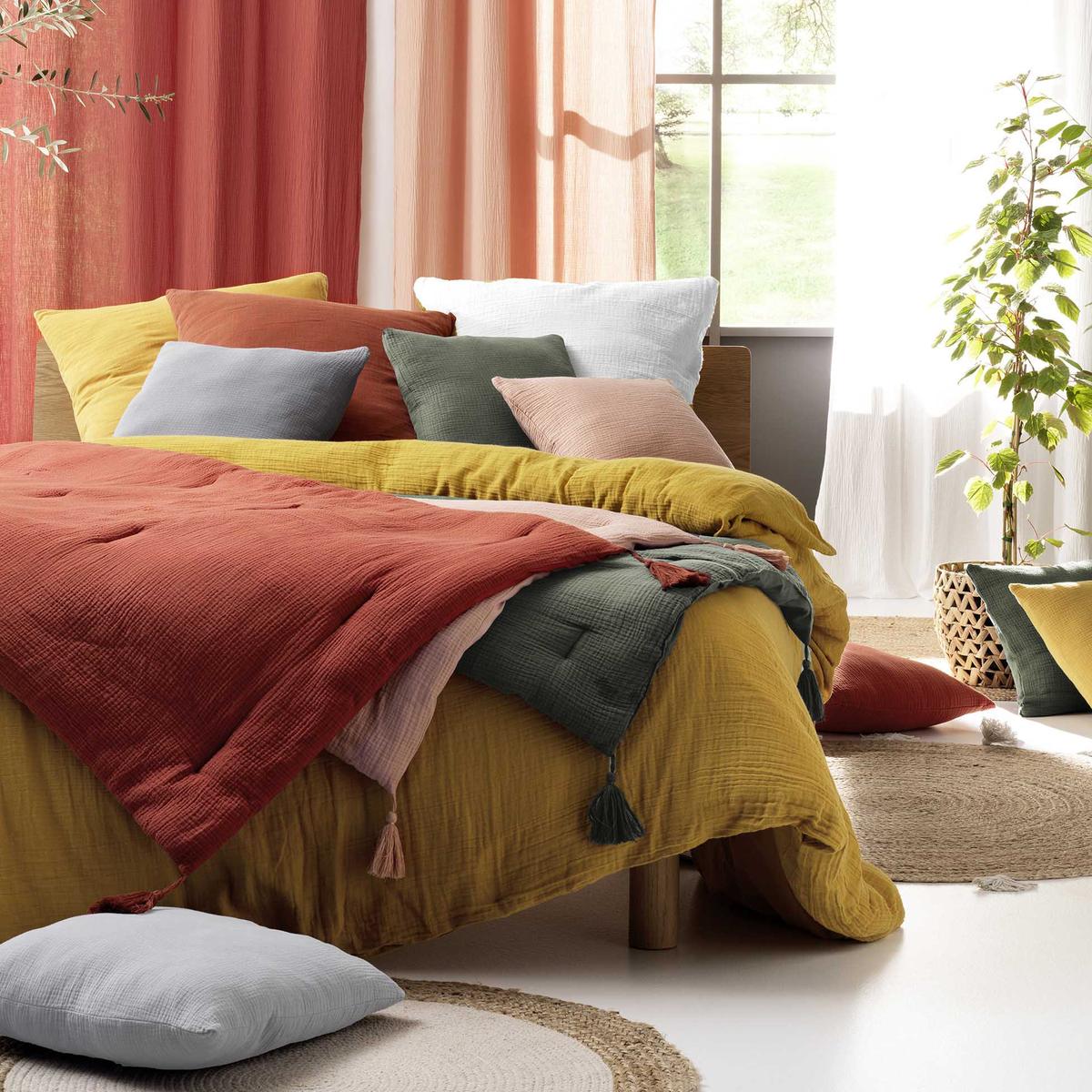 3574386448154 - Douceur D Interieur - Drap housse gaz blanc 2 personnes