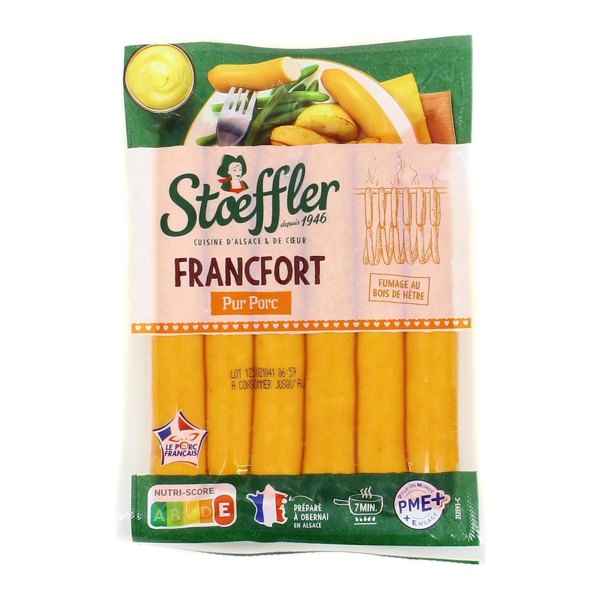 3235080008654 - Stoeffler - Saucisses de Francfort