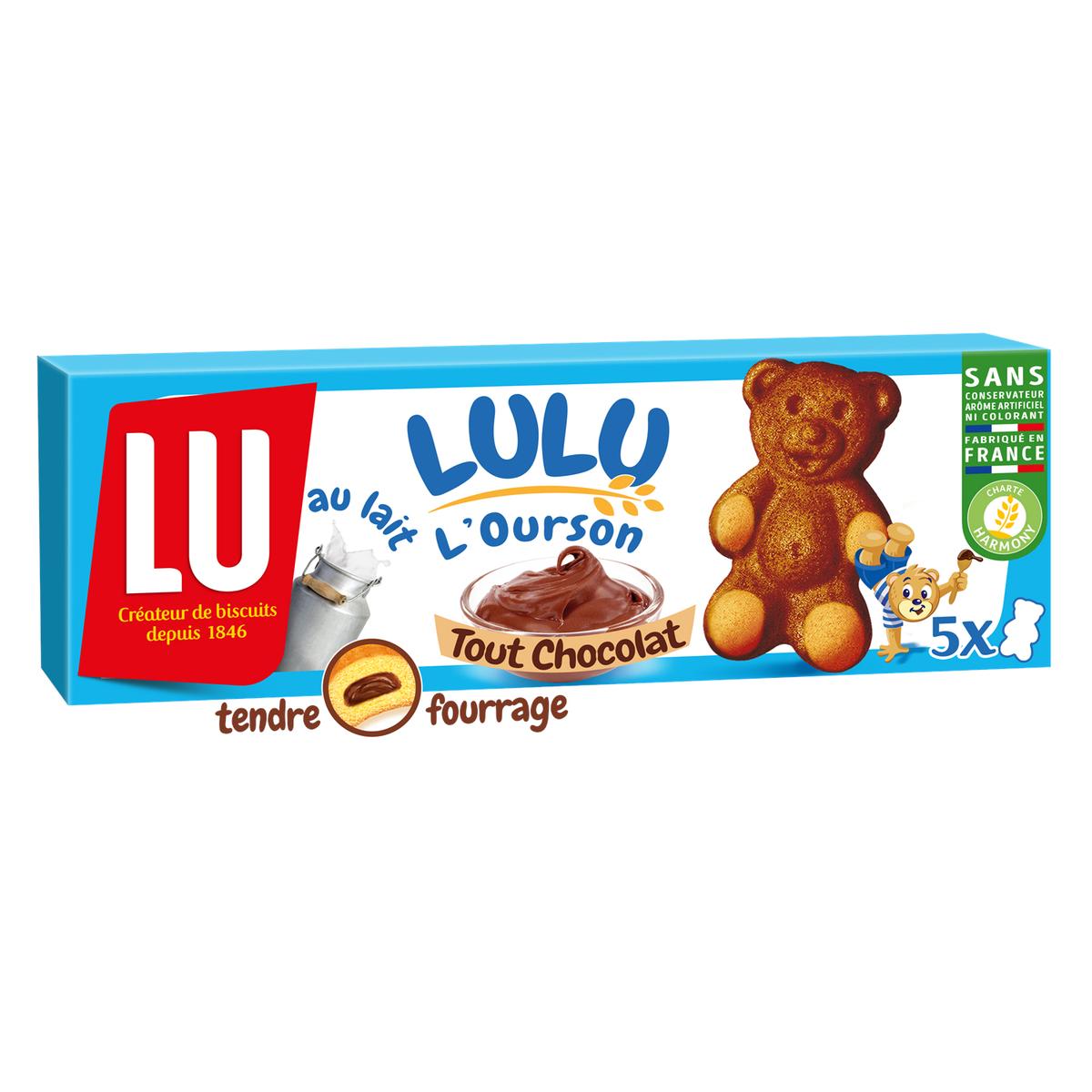 3017769149854 - - LULU L'OURSON TT CHOC X5 150G
