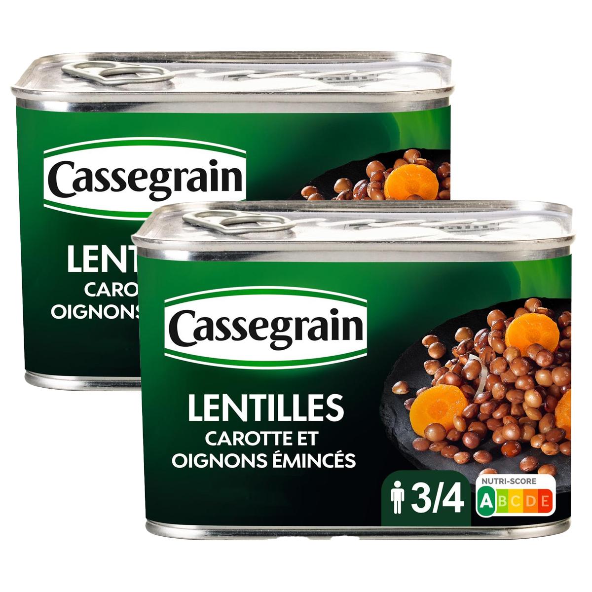 2050000400155 - Cassegrain - Lentilles préparées tendres et fondantes