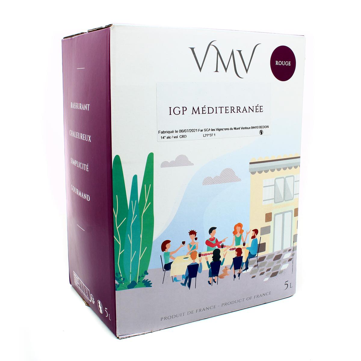 3302930010355 - Méditerranée rouge IGP - Vignerons du Mont Ventoux 14°