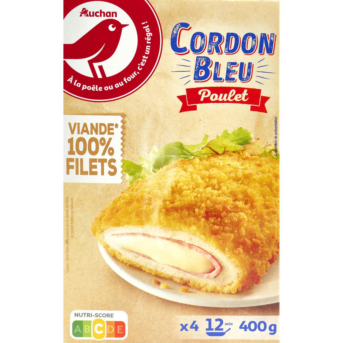 Livraison Domicile Auchan Cordon Bleu Poulet 4 Pi ces 400g