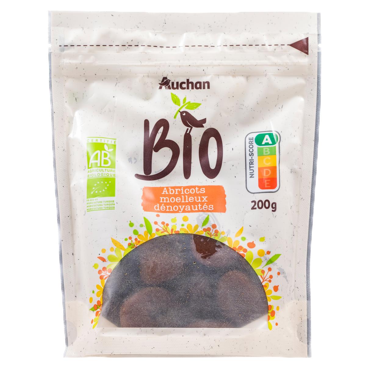 8435177050855 - Auchan BIO - Abricots Moelleux Dénoyautés, Bio