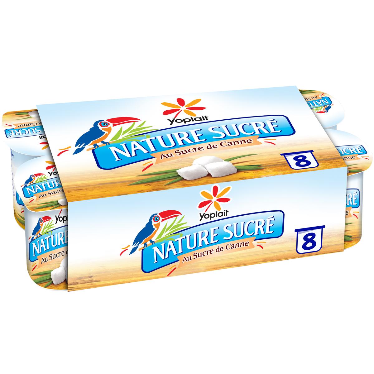 3329770052055 - Yoplait - Yaourt Nature au sucre de canne