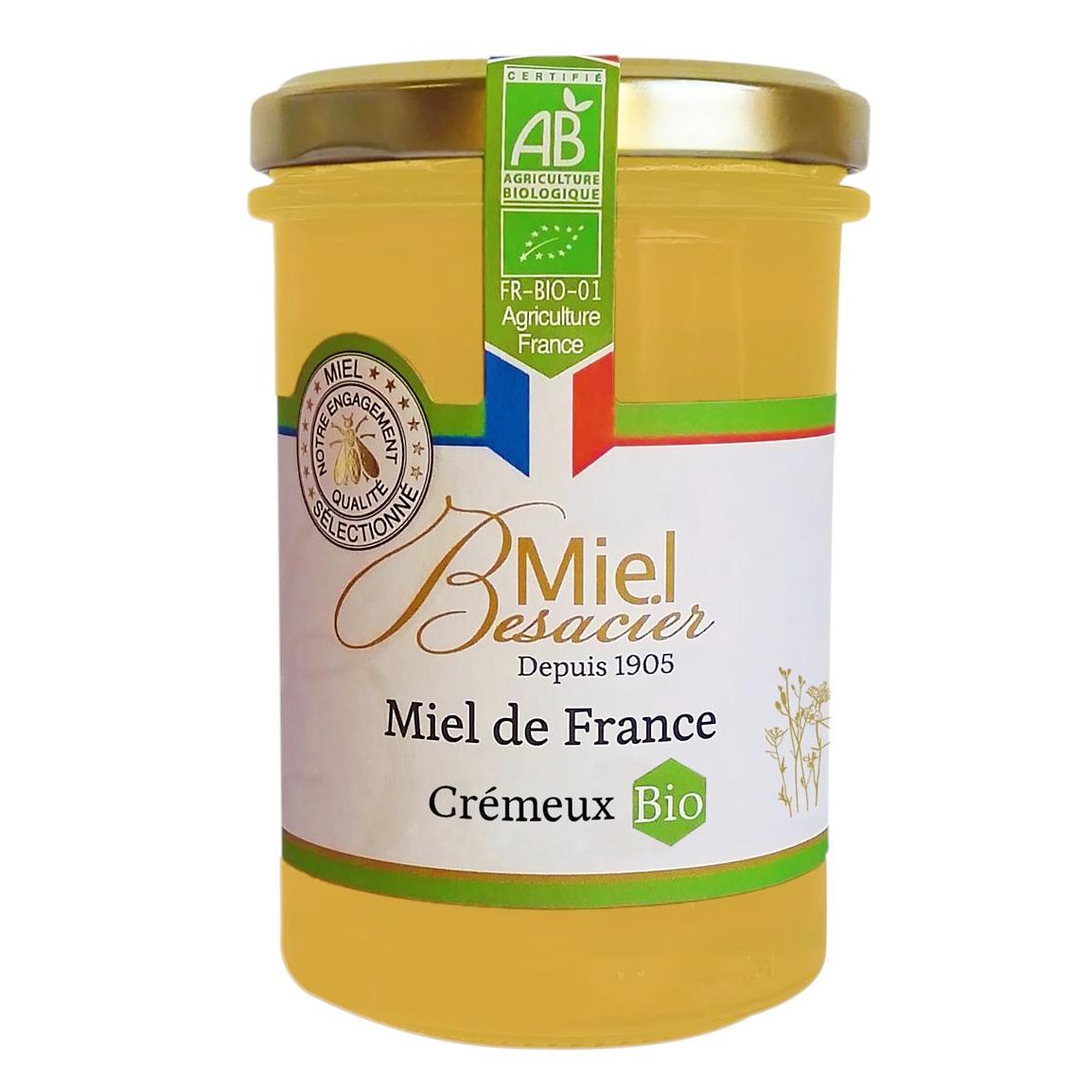 3110770443055 - Miel Besacier - Miel Crémeux Bio de France
