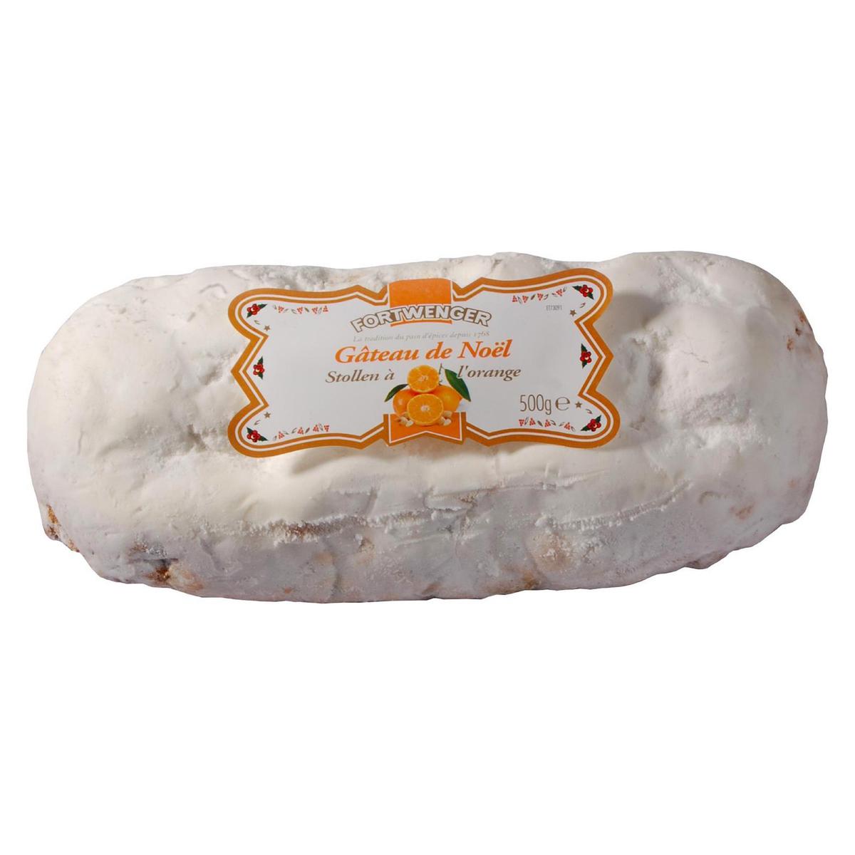 3279130104255 - FORTWENGER - Stollen à l'Orange et Pate d'amande