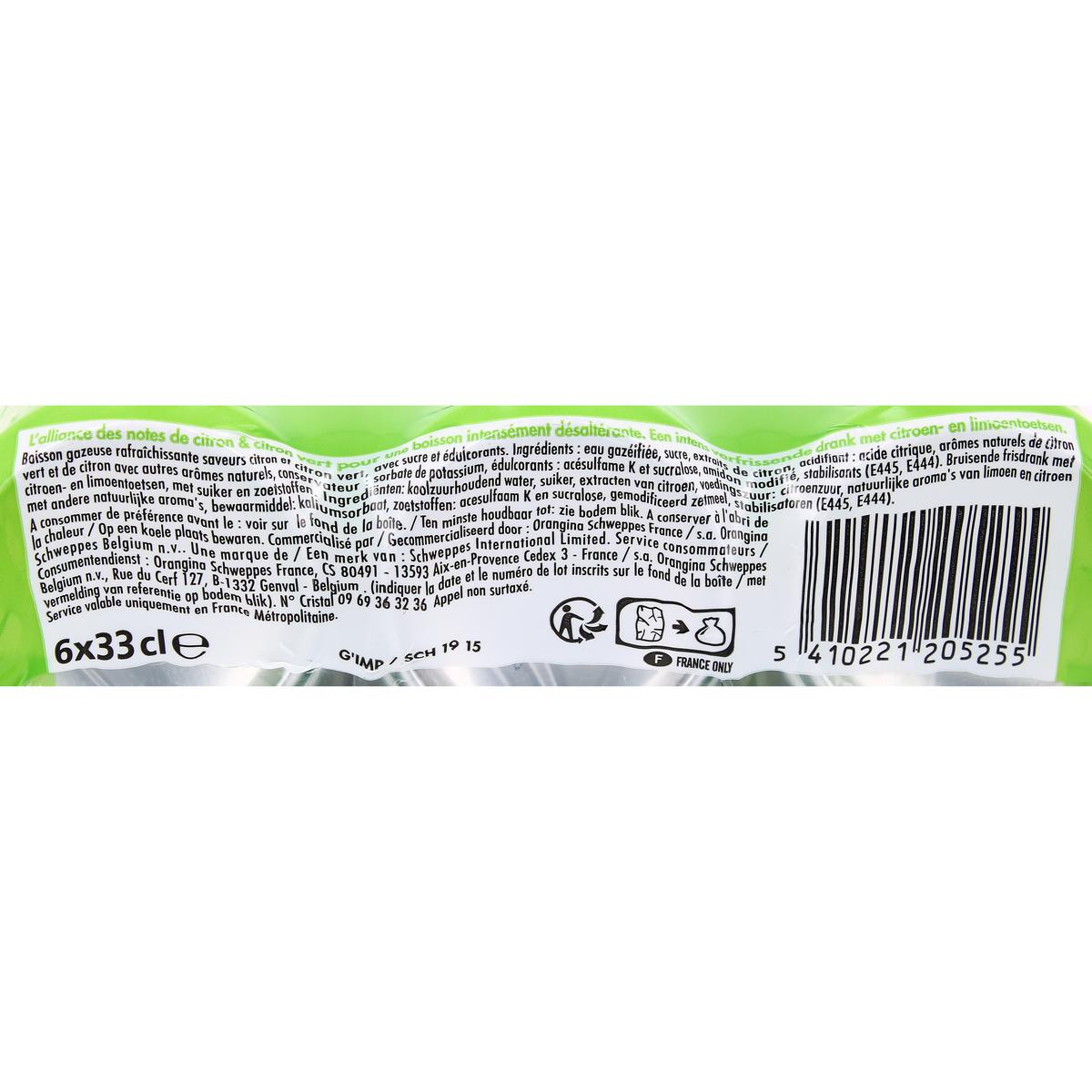 5410221205255 - Schweppes - Soda saveur Lemon