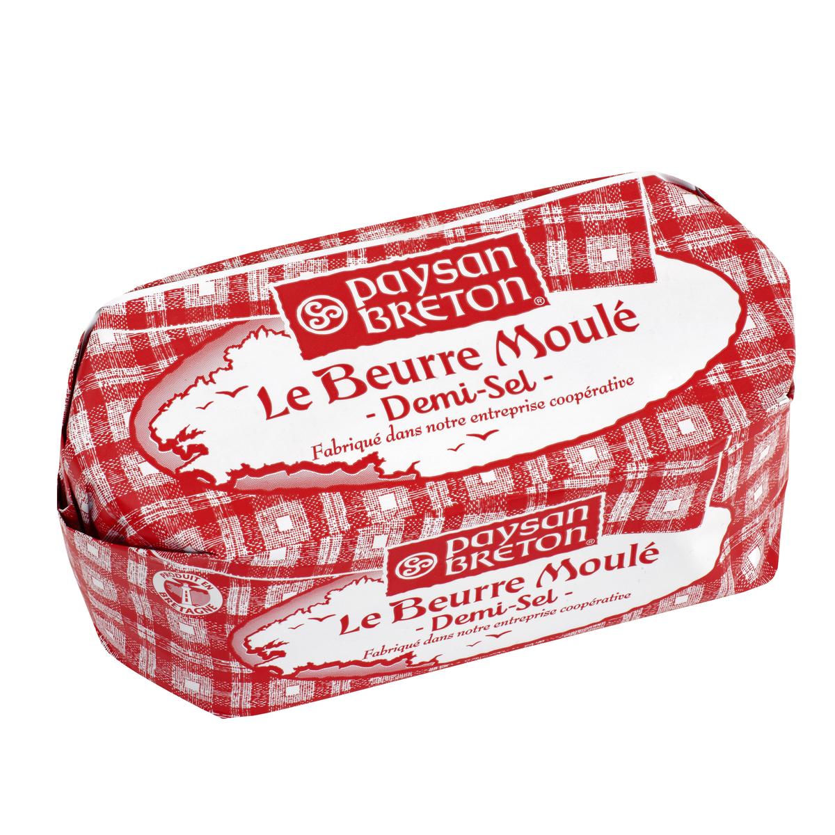 Beurre moulé de Bretagne demi sel, U (500 g)