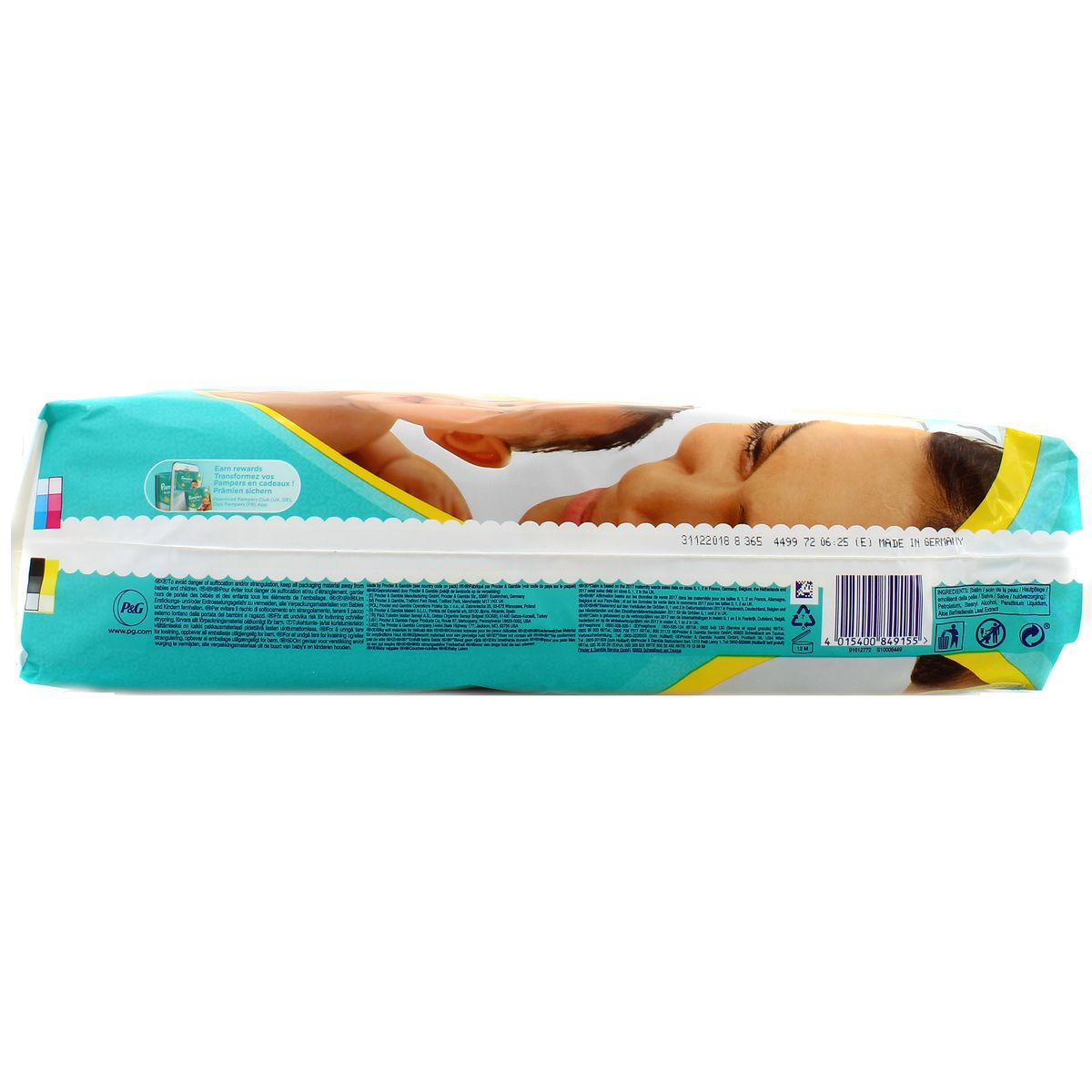 4015400849155 - Pampers Premium protection - Couches T2 - 4/8 kg - Format Jumbo