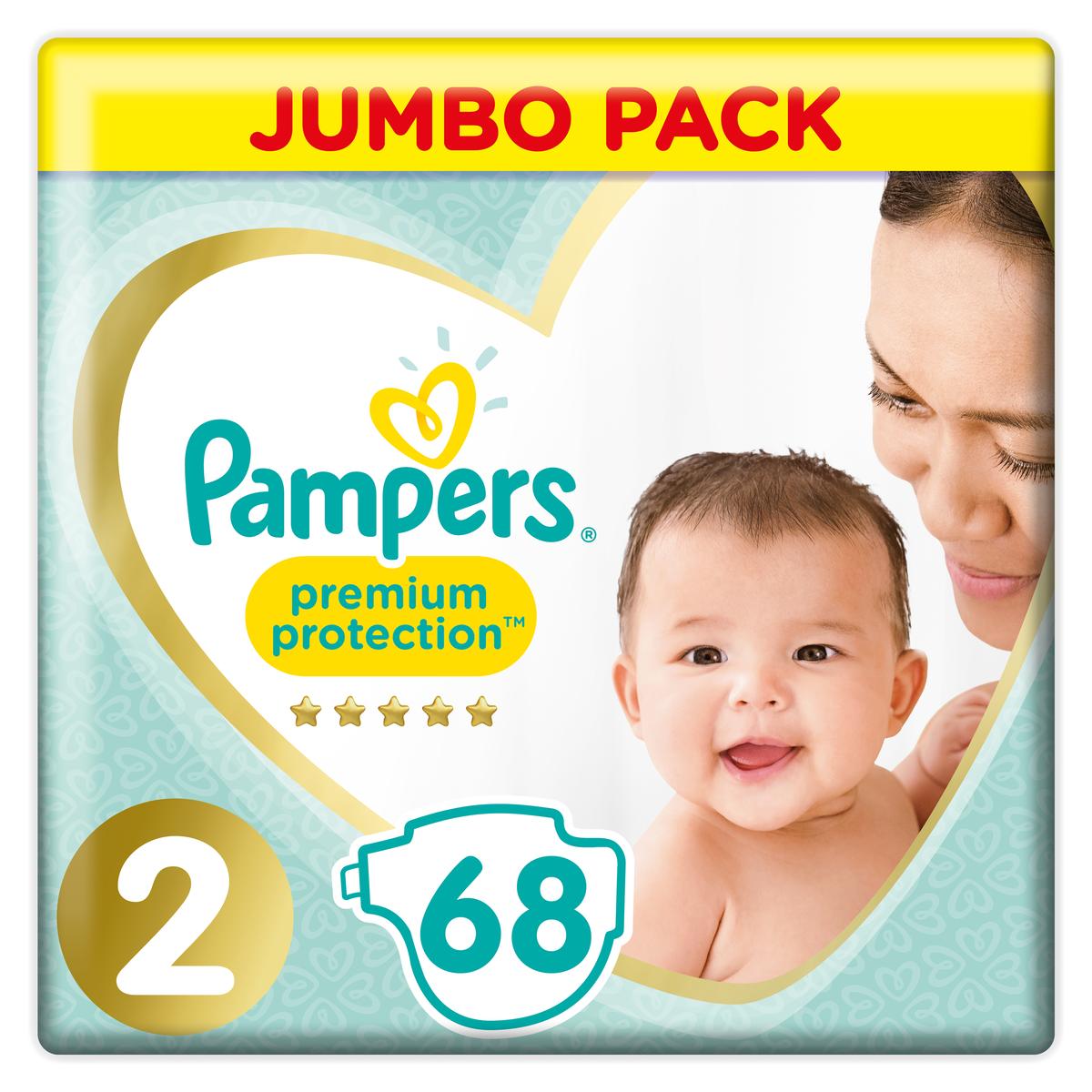4015400849155 - Pampers Premium protection - Couches T2 - 4/8 kg - Format Jumbo