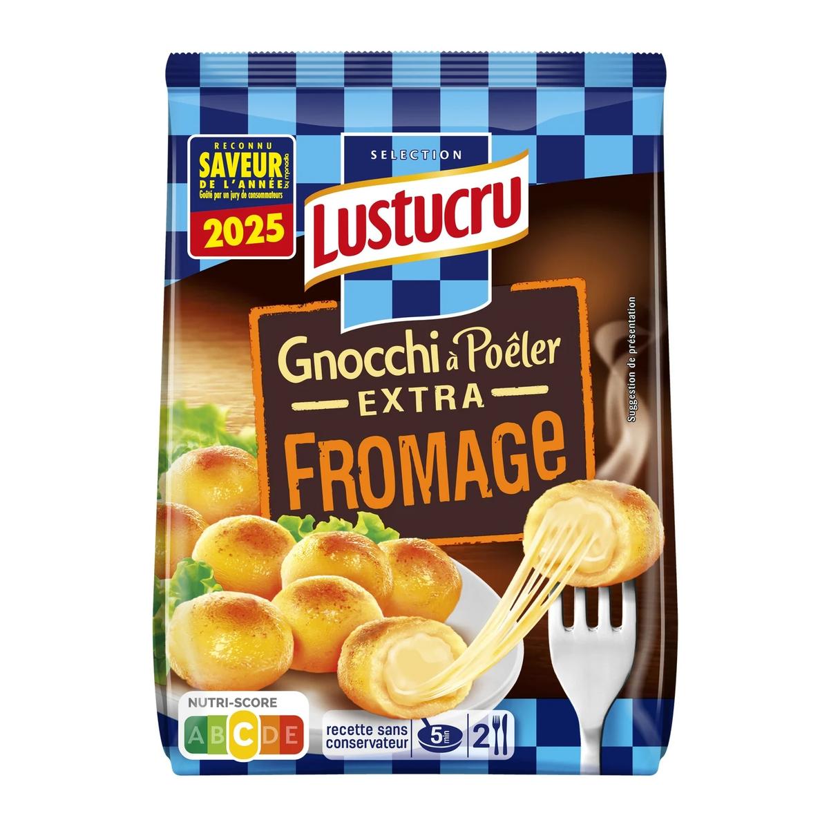 3240931549255 - Lustucru - Gnocchi à Poêler Extra Fromage