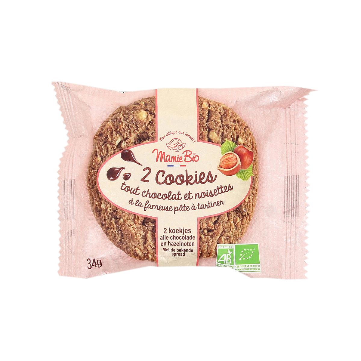 Achat / Vente Mamie Bio 2 Cookies gourmands choco noisette bio, 34g