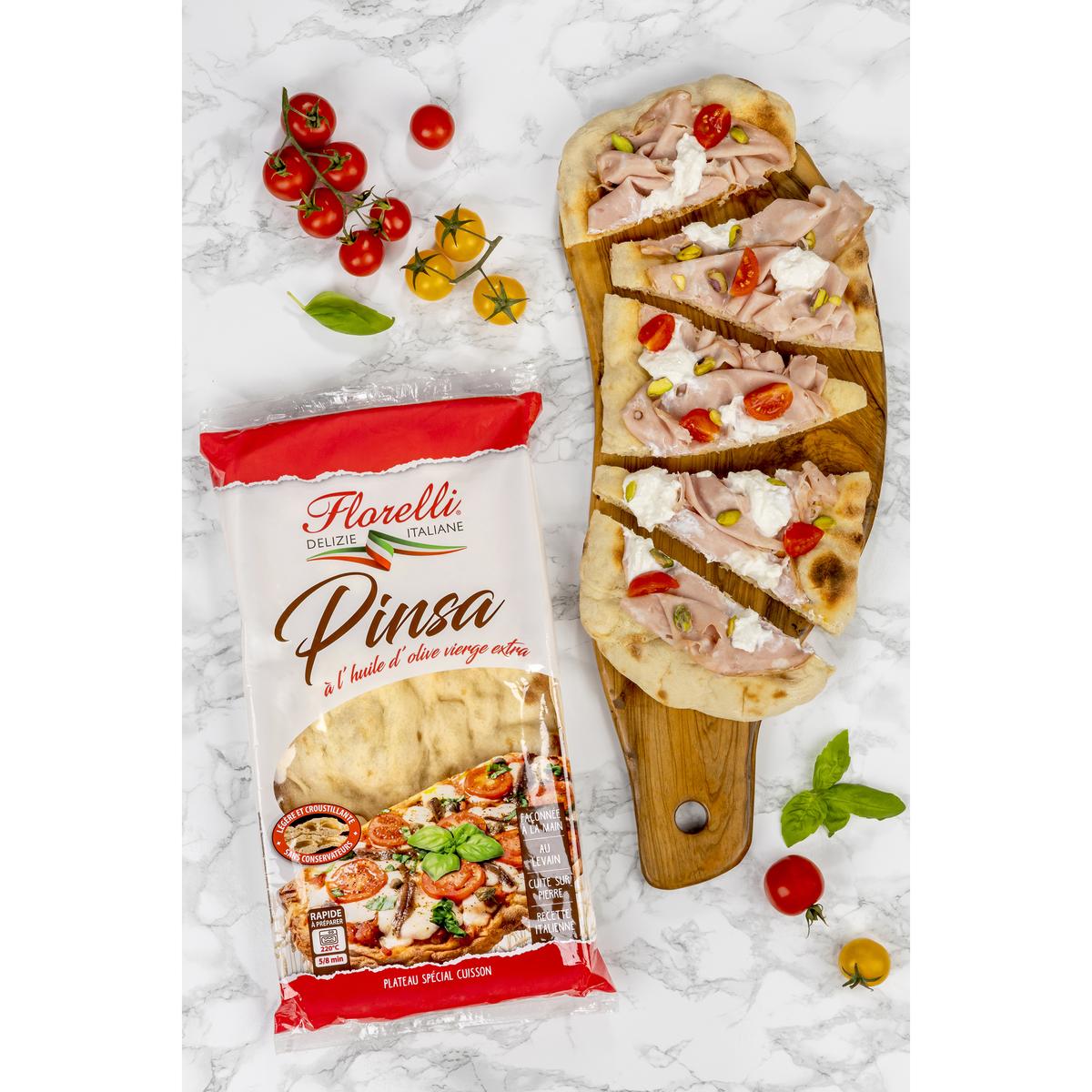 3760077530356 - Florelli Fresco - Pinsa Fresca à l'huile d'Olive Vierge Extra