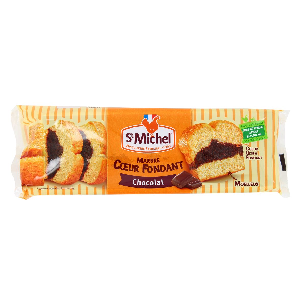 Achat Vente St Michel Gateaux Marbre Cœur Fondant Chocolat 300g