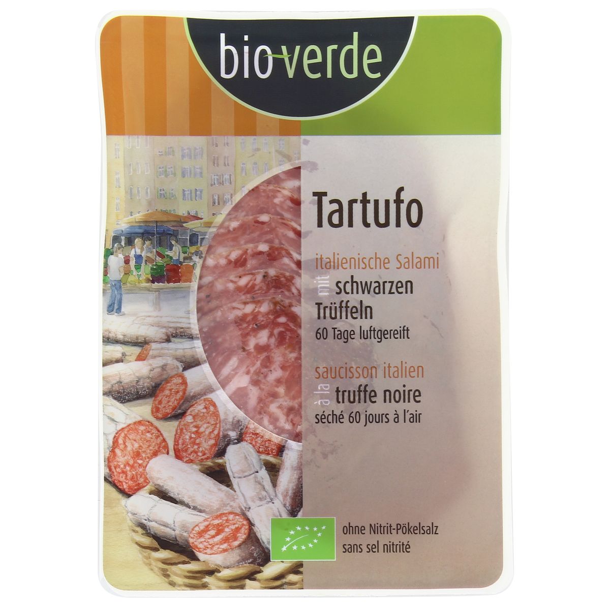 4000915040456 - BioVerde - Saucisson Tartufo à la truffe bio