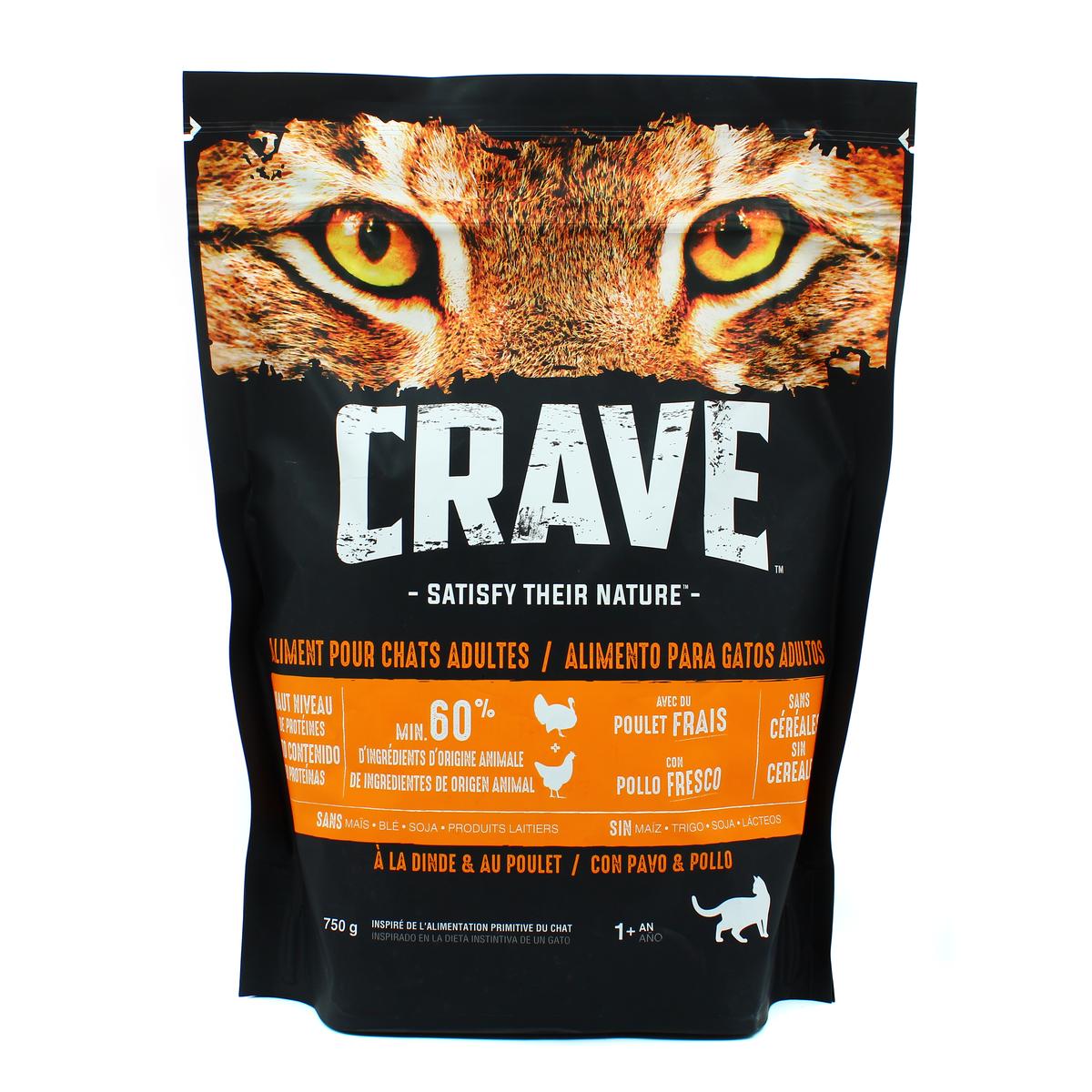 4008429121456 - Crave - Croquettes à la dinde & au poulet pour chat