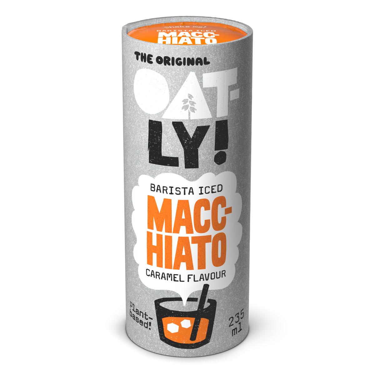 7394376622656 - Oatly - Barista Iced Caramel Macchiato - Boisson d'avoine au café et arôme caramel avec calcium ajouté