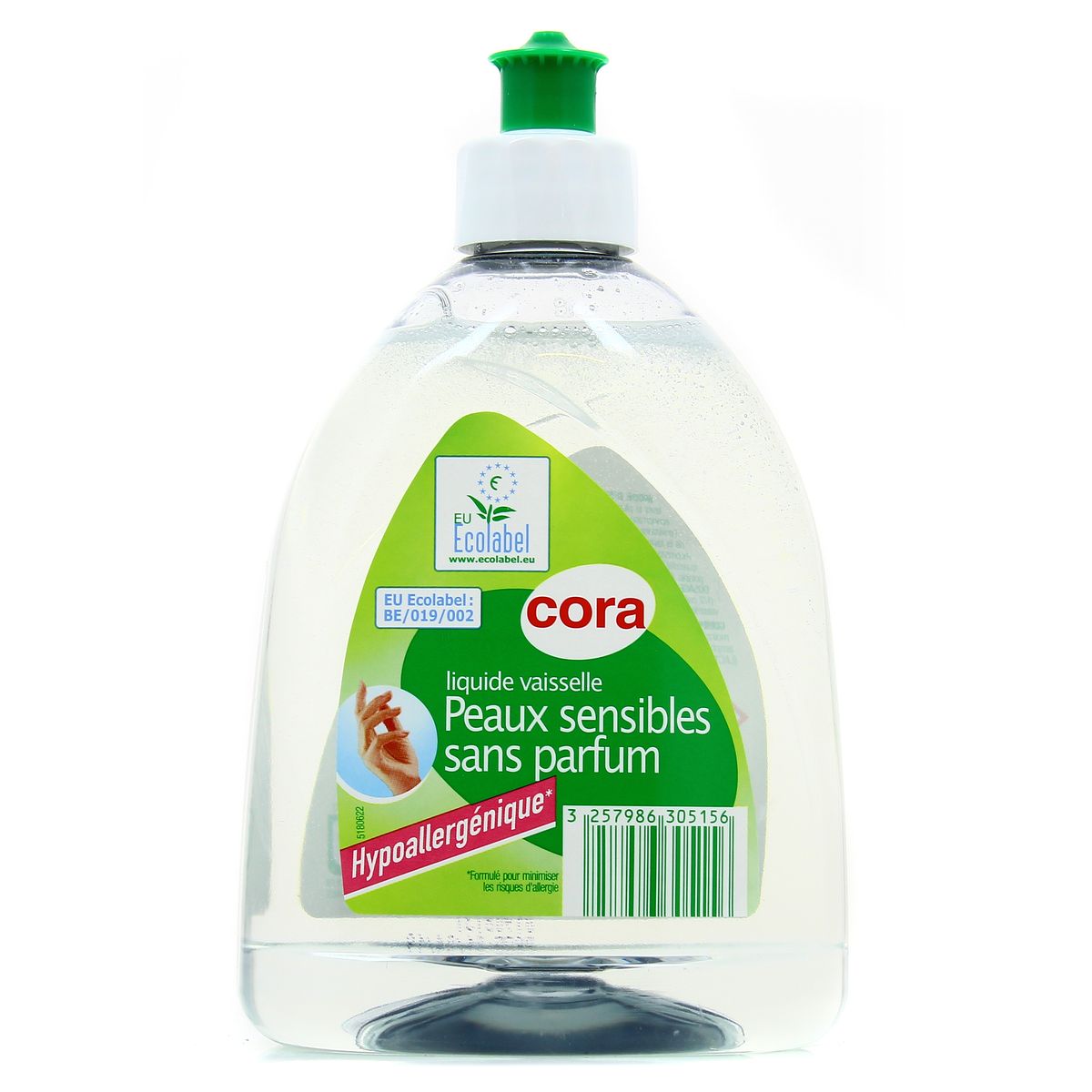 Liquide Vaisselle BIO – Sans Parfum 500 ml