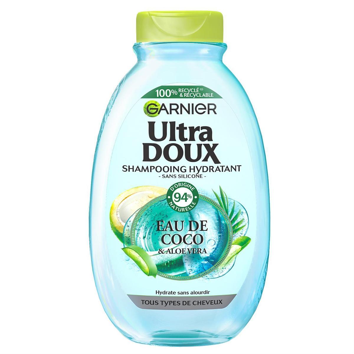 Acheter Garnier - Ultra Doux Shampooing Hydratant eau de coco, 300ml