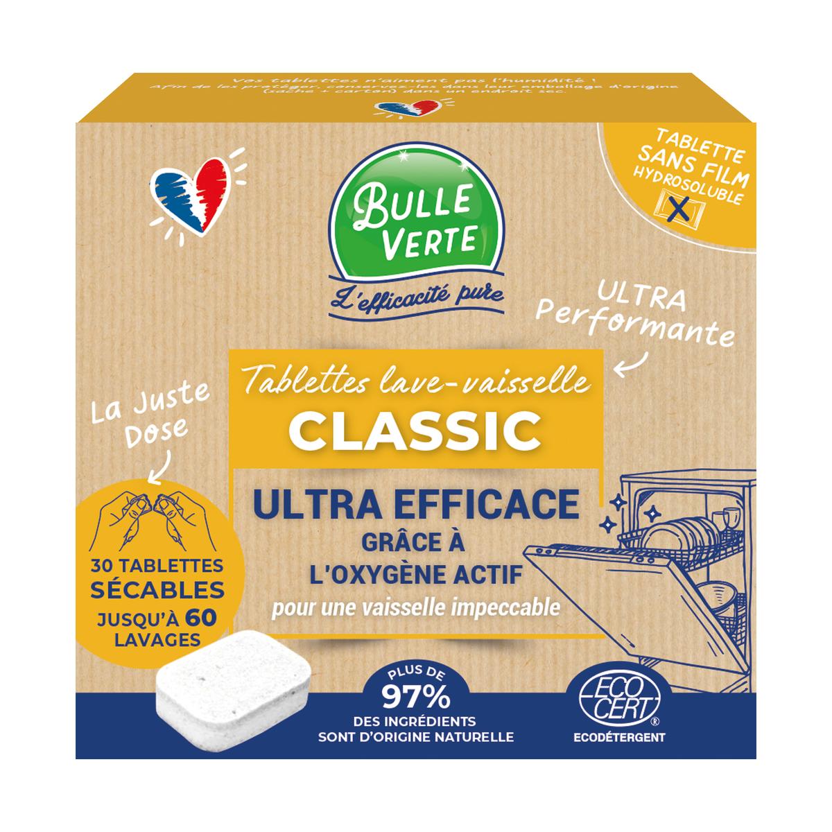3700147206156 - Bulle Verte - Tablette Lave Vaisselle Ecocert sans film hydrosoluble