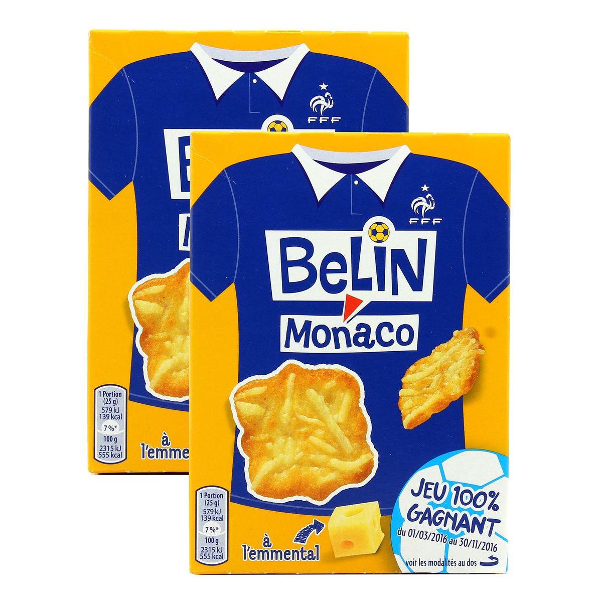 Livraison A Domicile Promotion Belin Monaco A L Emmental Lot De 2x100g