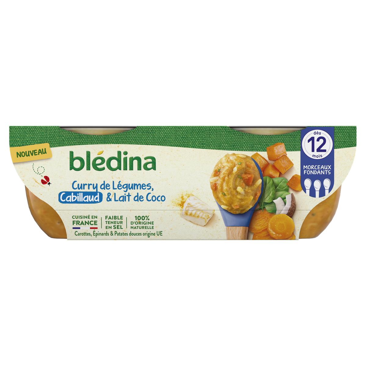 3041092009356 - Blédina - Curry Legume Cabillaud