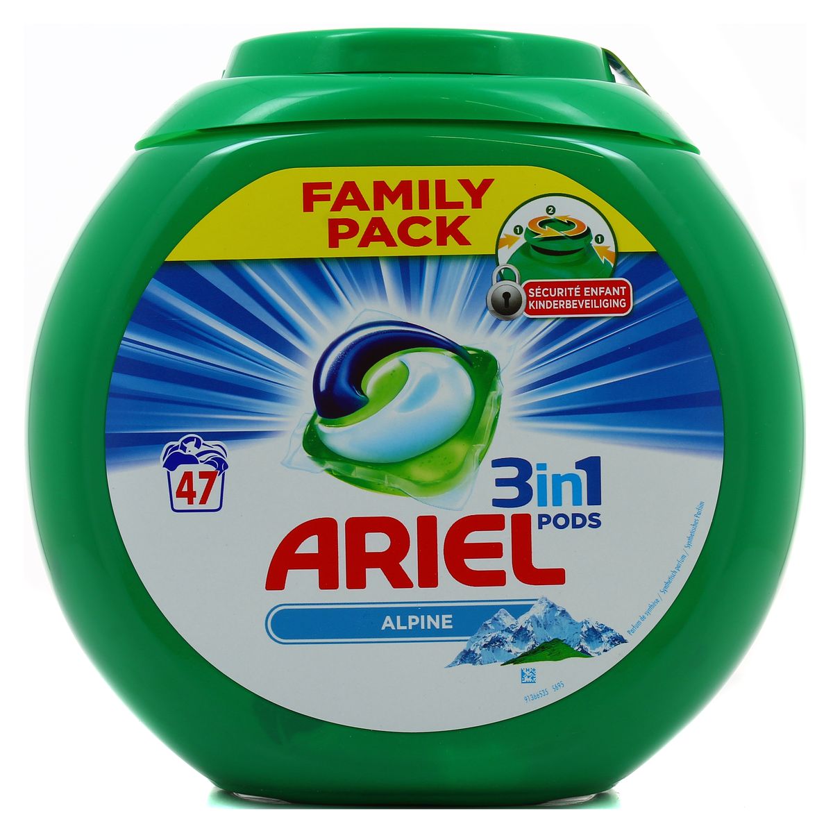 8001090709356 - Ariel - Lessive alpine 3en1 Pods