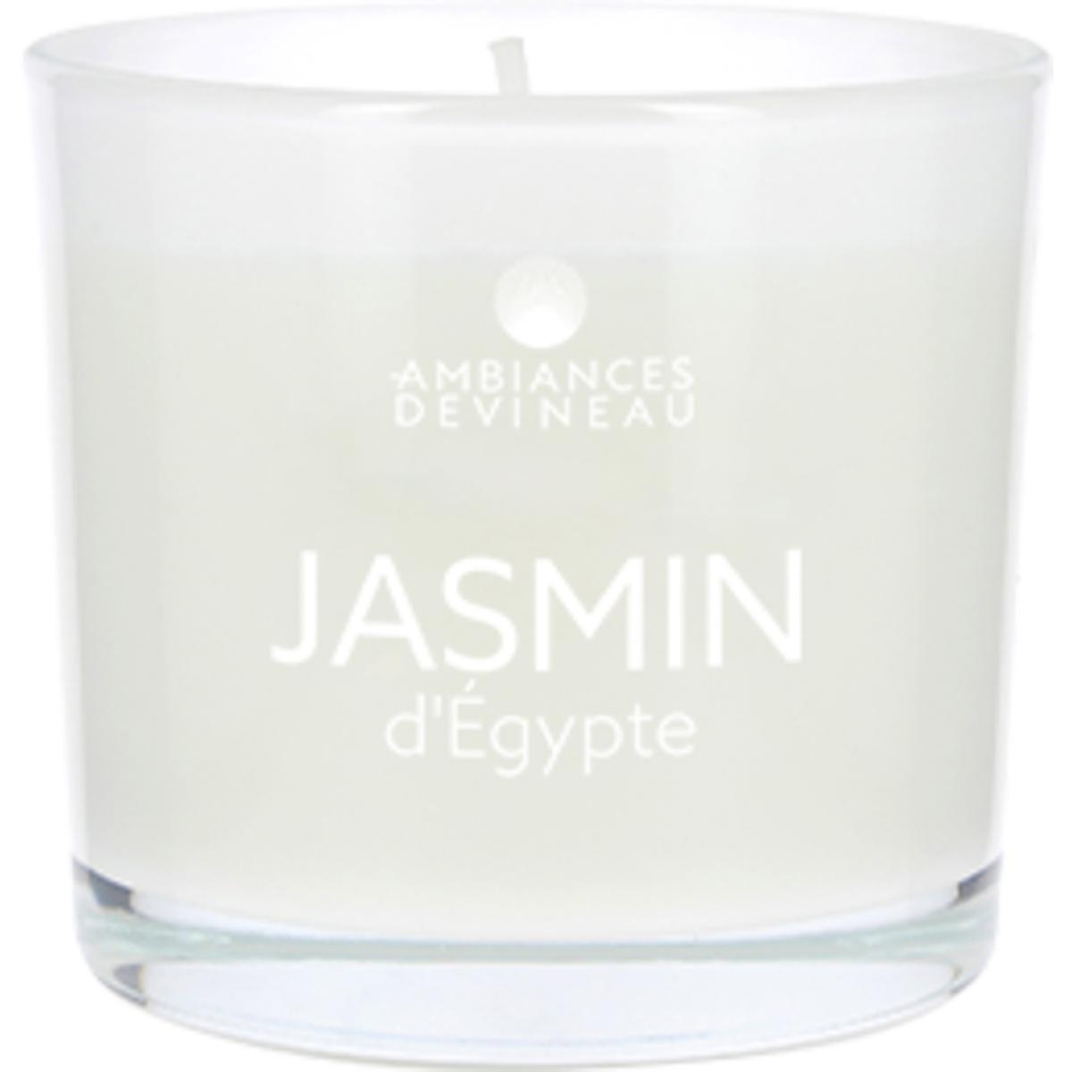 3482356500057 - Ambiances Devineau - Bougie verre parfum Jasmin d'Egypte