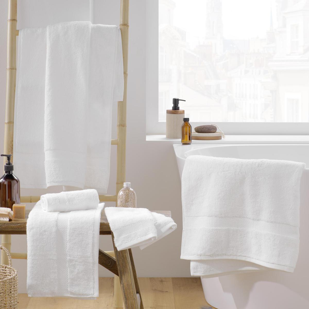 3574388020457 - Douceur D Interieur - Drap de douche eponge blanc