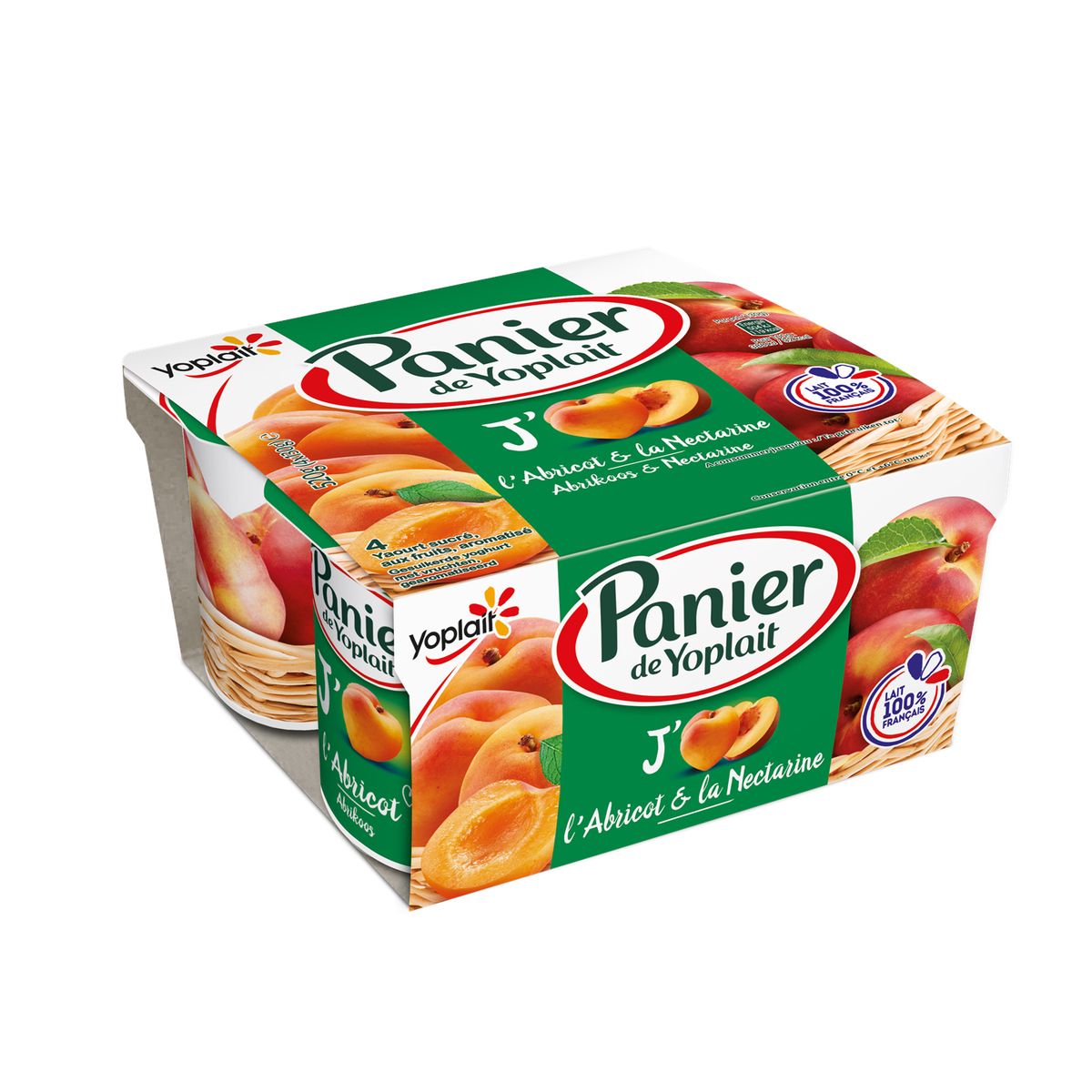 Livraison A Domicile Panier De Yoplait Yaourt Abricot Nectarine 4x130g