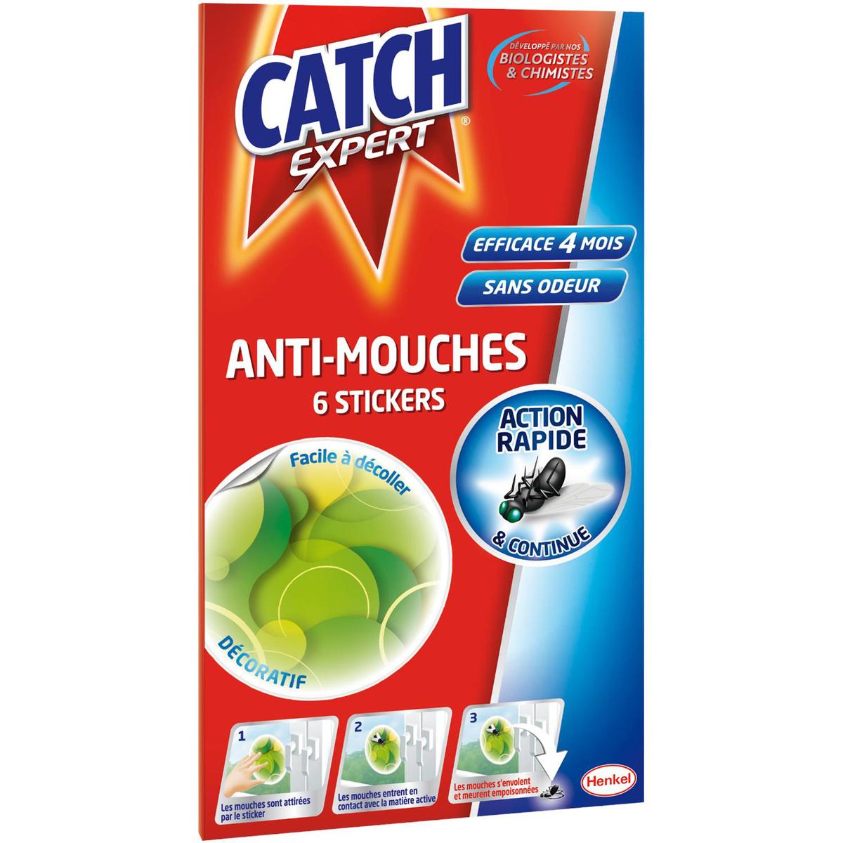3152210224657 - Catch - Pièges stickers anti-mouches