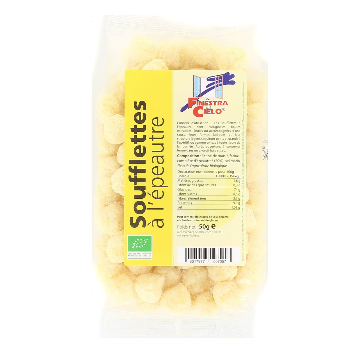8017977007057 - La Finestra Sul Cielo - Soufflettes à l'Epeautre bio