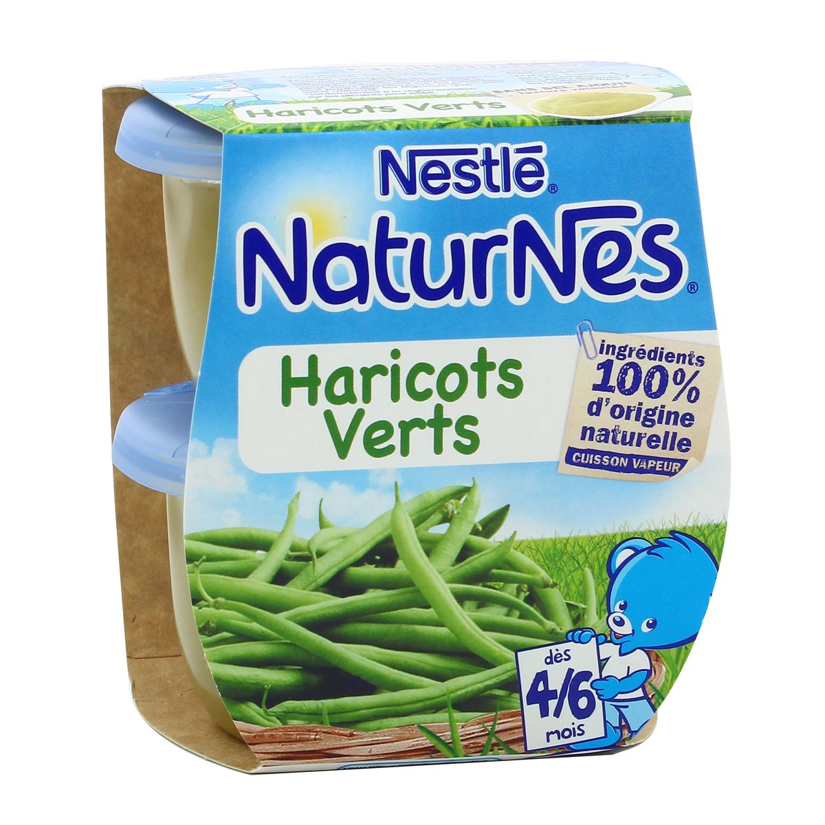Achat Vente Nestle Naturnes Haricots Verts Des 4 6 Mois 2x130g