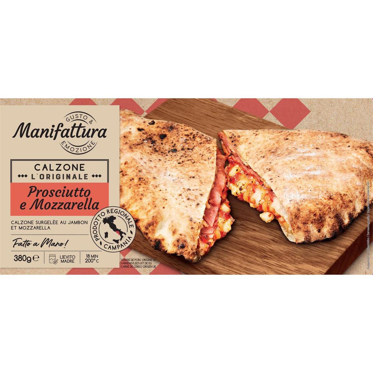 3701192501258 - Manifattura - Calzone Prosciuto Mozzarella