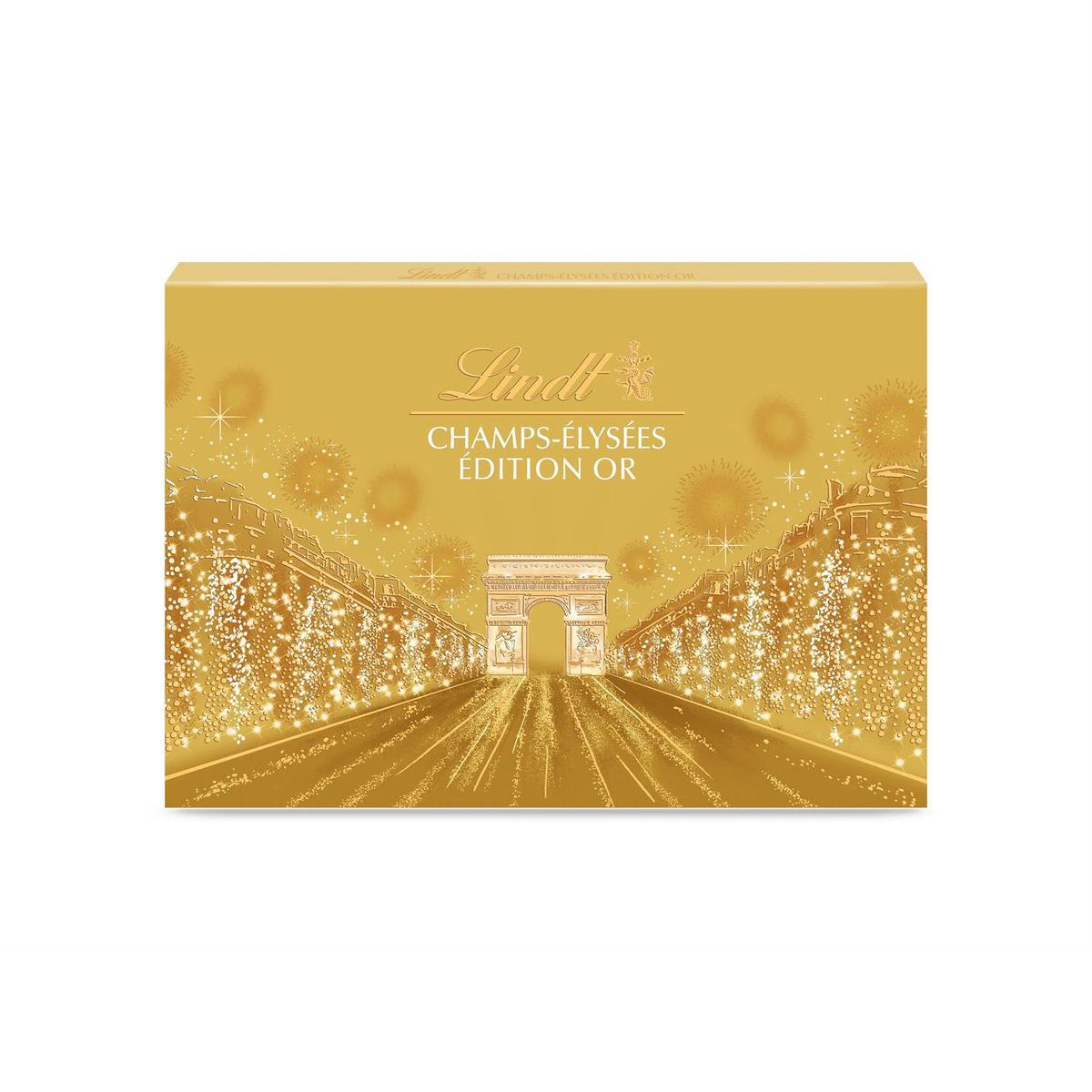 3046920011358 - Lindt - Boîte d'assortiment Champs Elysées édition OR