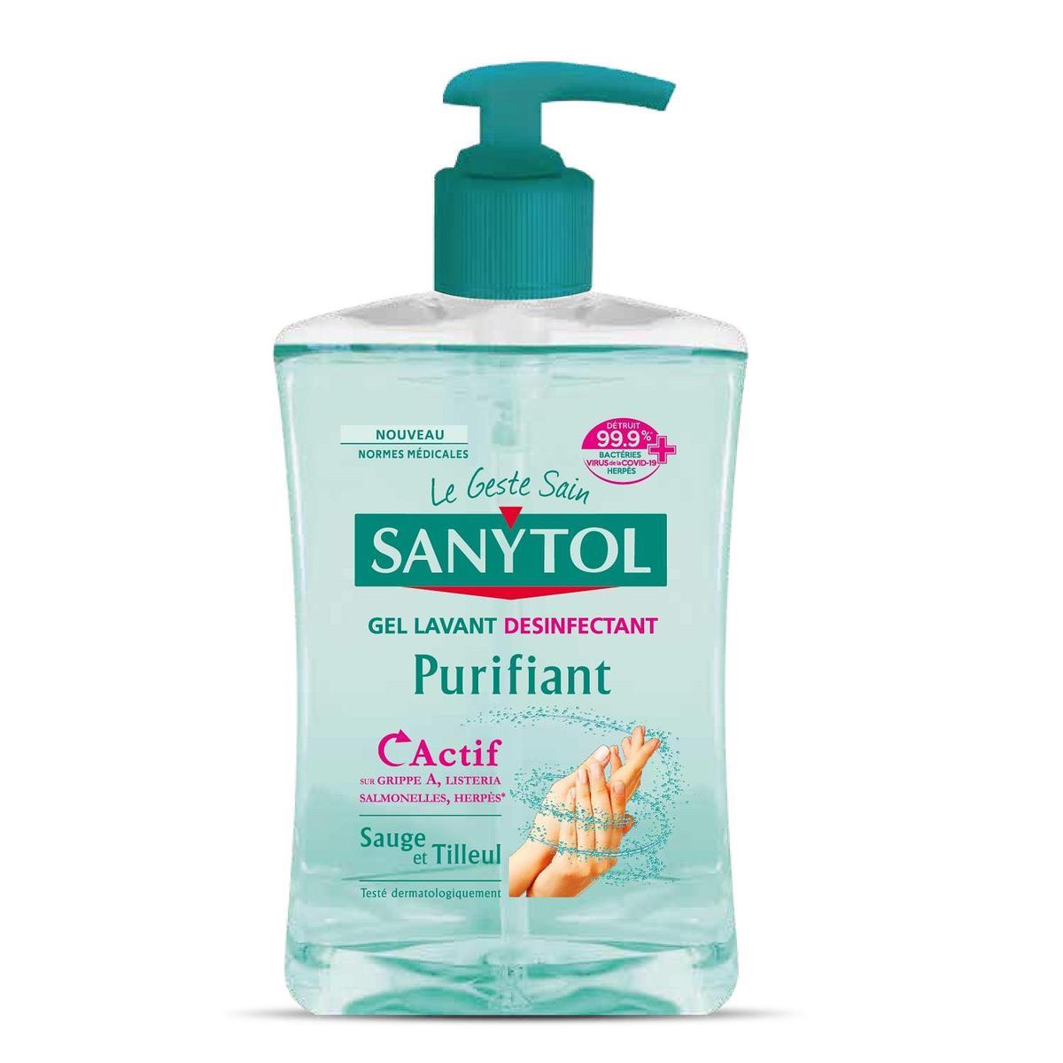 3045206501958 - Sanytol - Gel Lavant main Désinfectant Purifiant