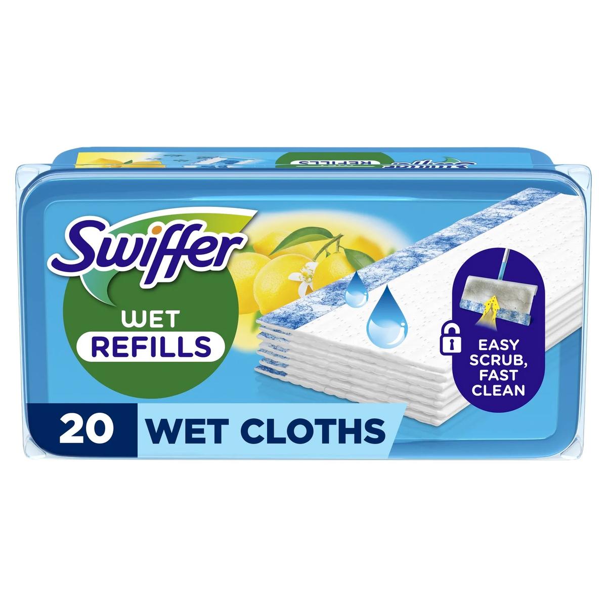 8700216671958 - Swiffer - Lingette Sol Fraîcheur et Anti-Poussière Parfum Citron