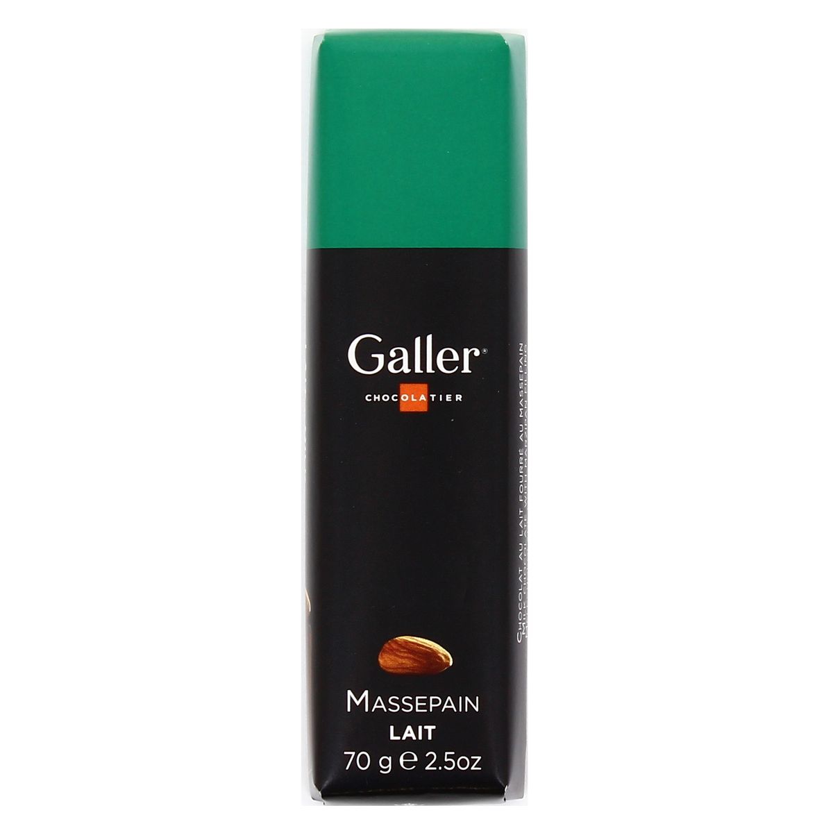 5412038385021 - Galler - Bâton de chocolat au lait massepain 30%