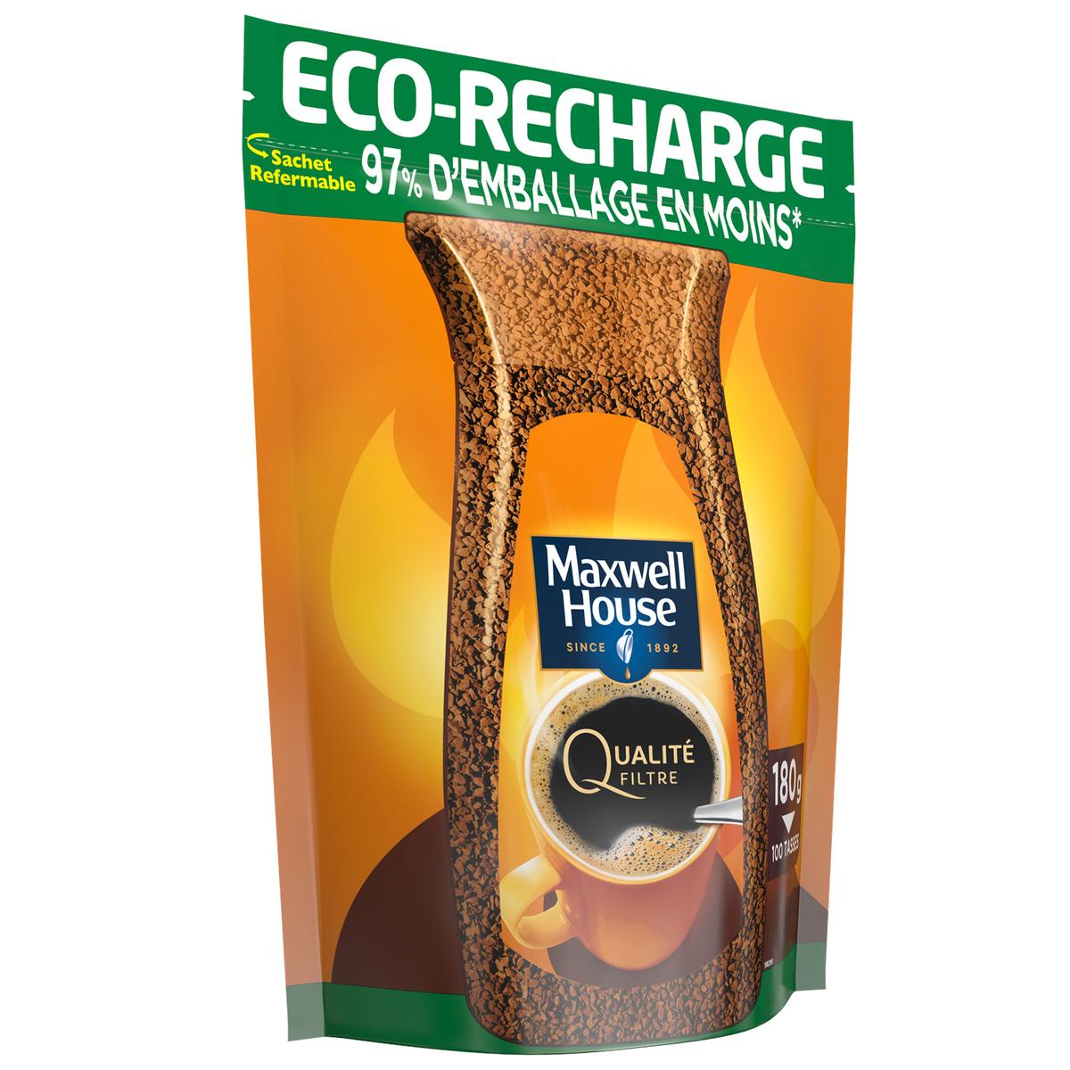 8711000523858 - Maxwell House - Café Soluble Qualité Filtre Eco-recharge
