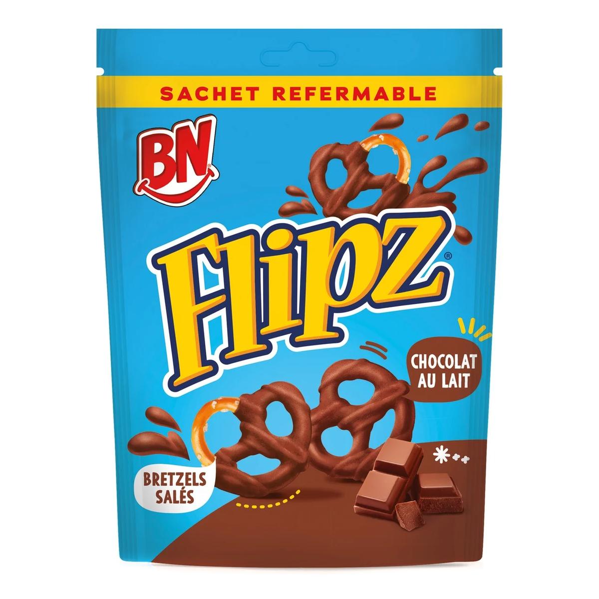 3061990144058 - BN - Flipz Bretzel au Chocolat au Lait
