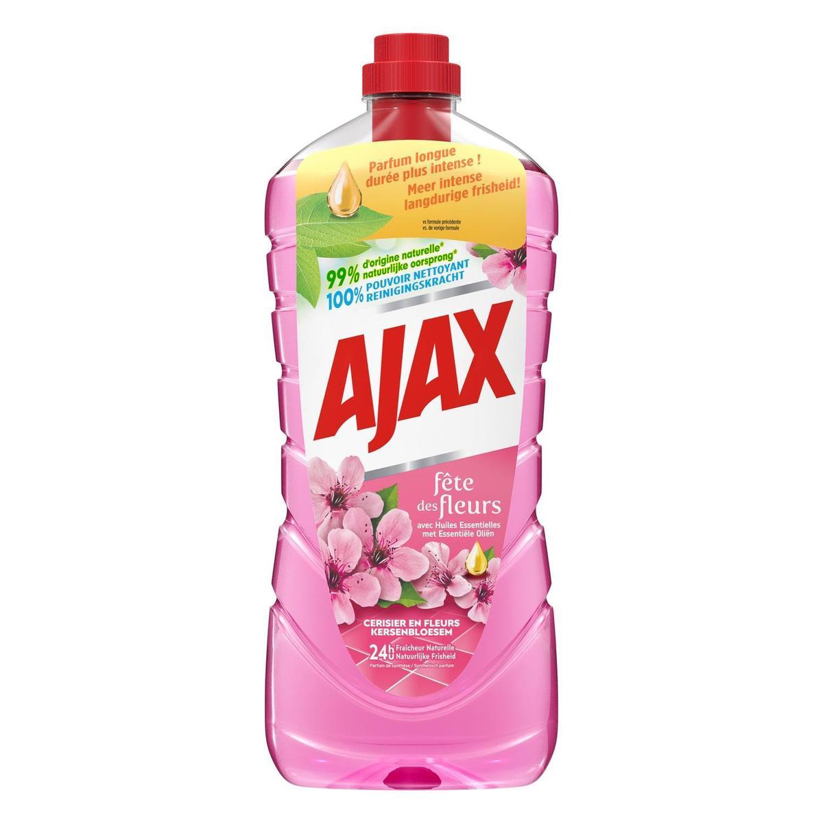 Achat Ajax Nettoyant Sol Multi-Surfaces Fête des Fleurs Cerisier